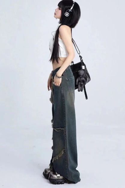 Vintage Star Wide Leg Jeans
