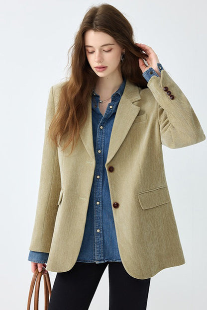 Oversized Retro Tailored Blazer