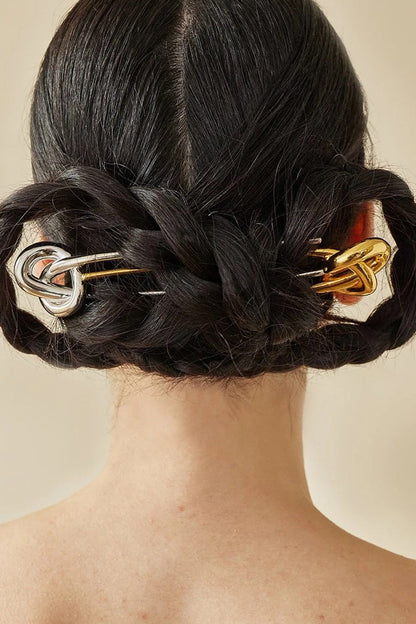 Elegant Polished Stainless Steel Hairpin