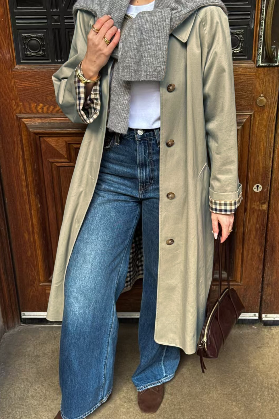 Petite Mid Length Minimalist Relaxed Stylish Overcoat
