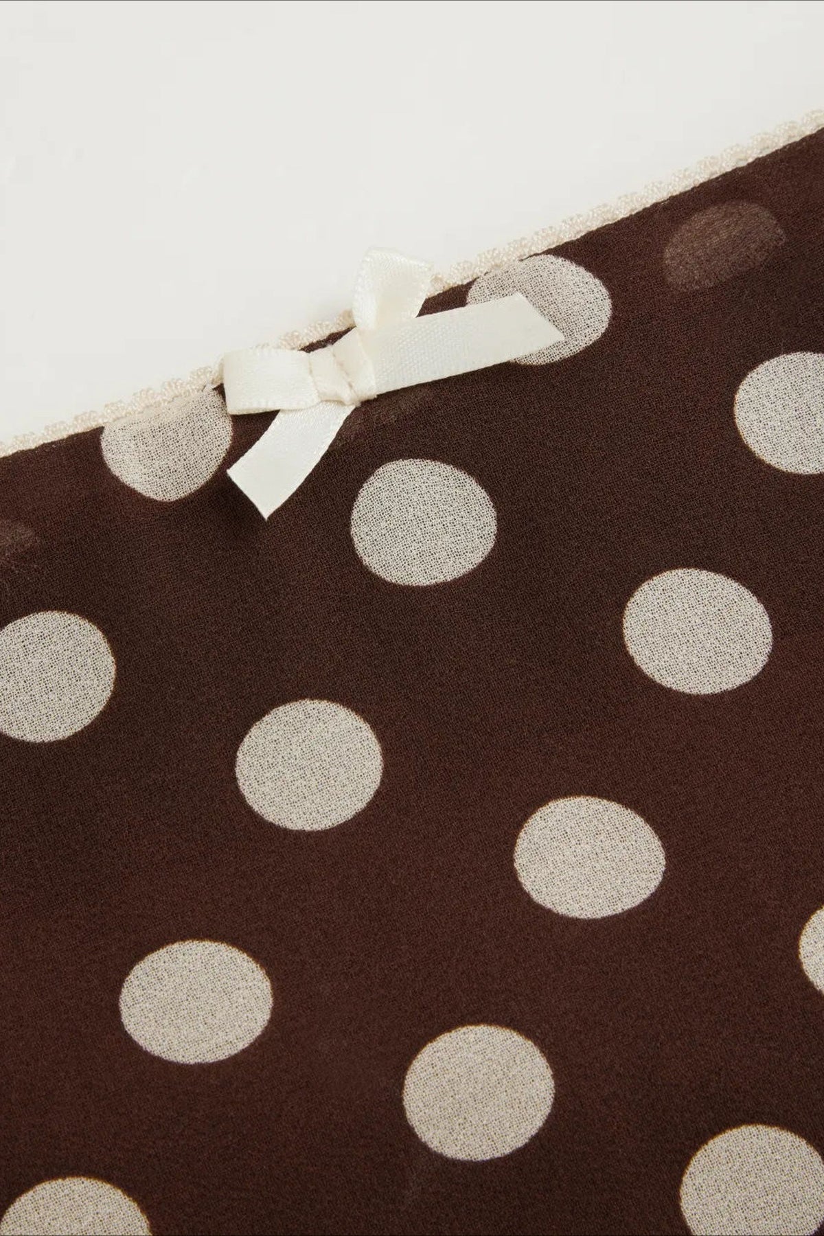High Waist Polka Dot Chiffon Mermaid Midi Skirt