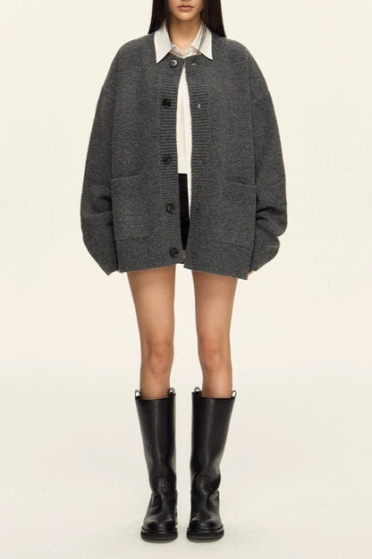 Relaxed Knit Cardigan