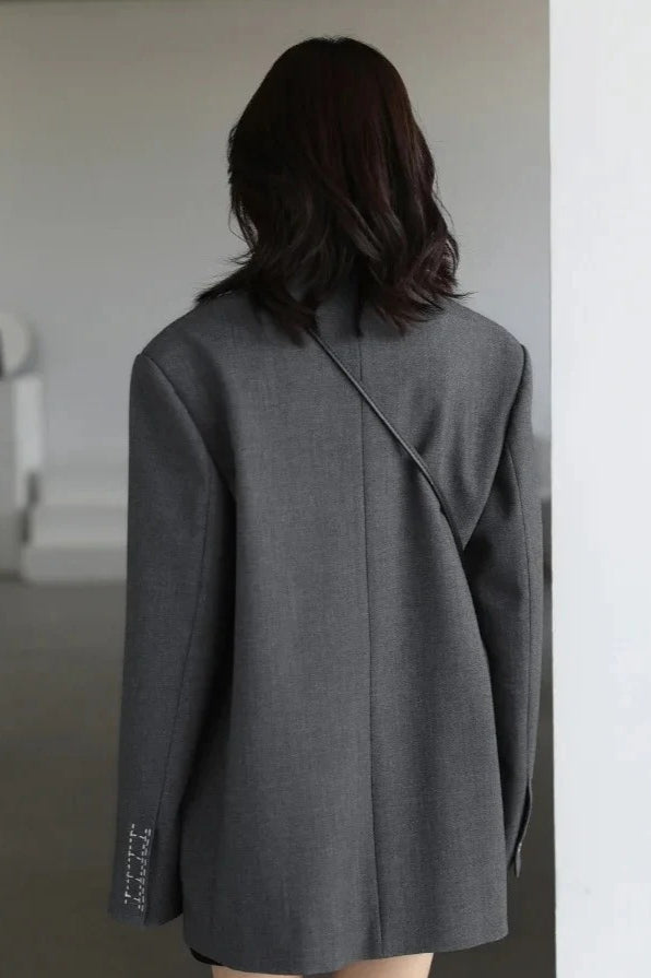 Loose Long Sleeve Office Blazer