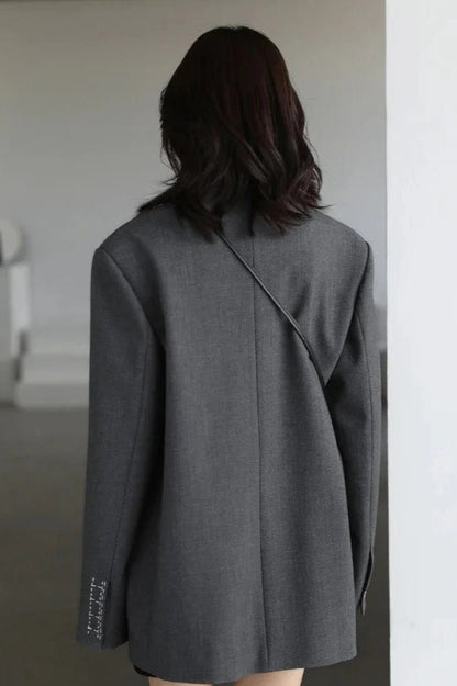 Loose Long Sleeve Office Blazer