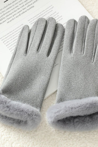 Fleece Lined Touchscreen Thermal Gloves