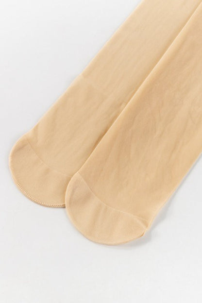 Sheer Silicone Grip Knee High Stockings