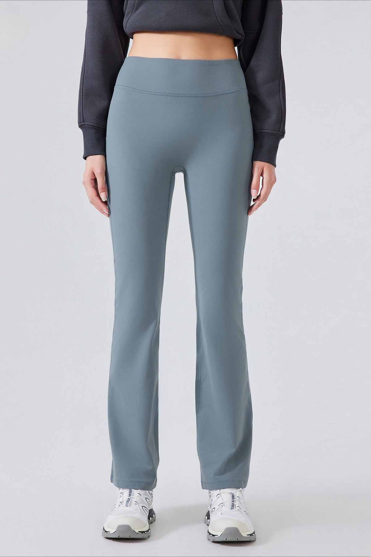 High-Waisted Fleece Lined Flared Yoga Leggings