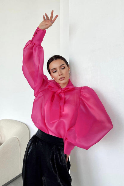 Layered Sheer Blouse