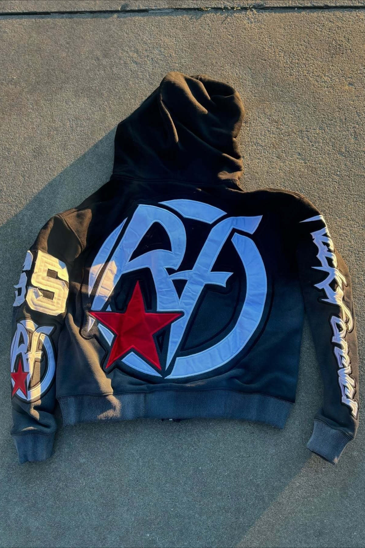 Racing Graphic Zip Up Hoodie