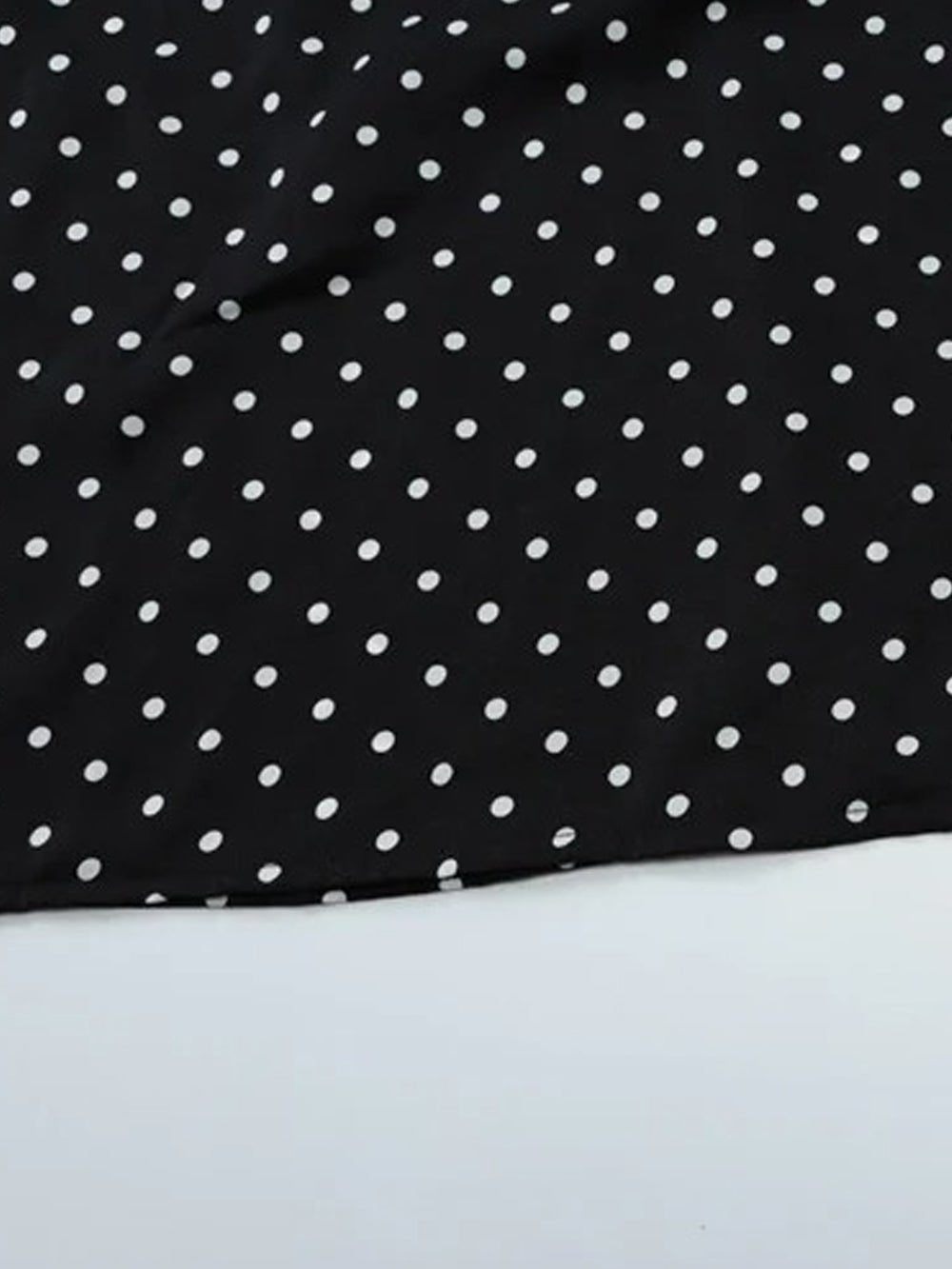 Polka Dot Spaghetti Strap Neck Scarf Slip Maxi Dress