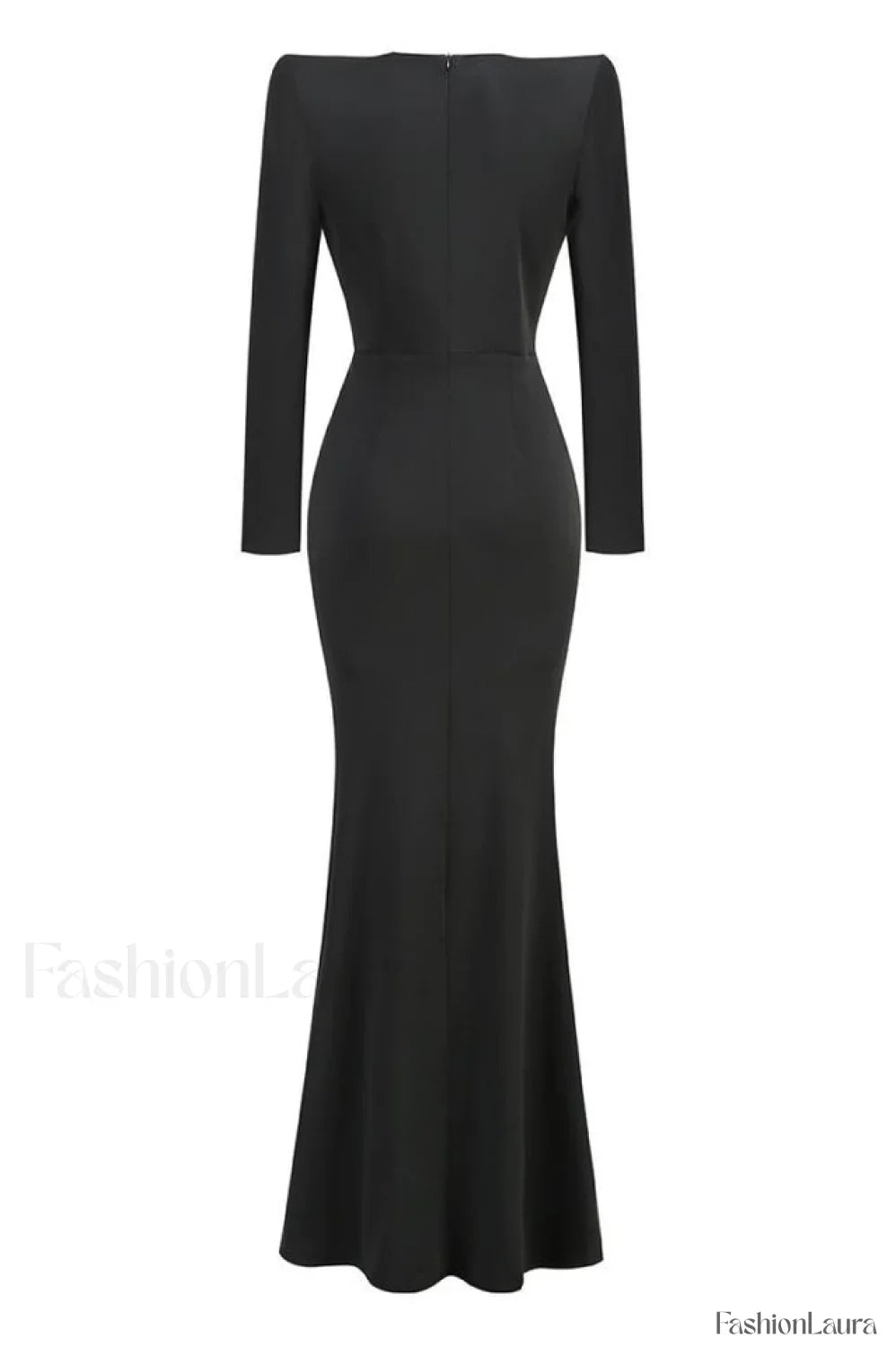 Cutout Crepe Stylish V-Neck Dress