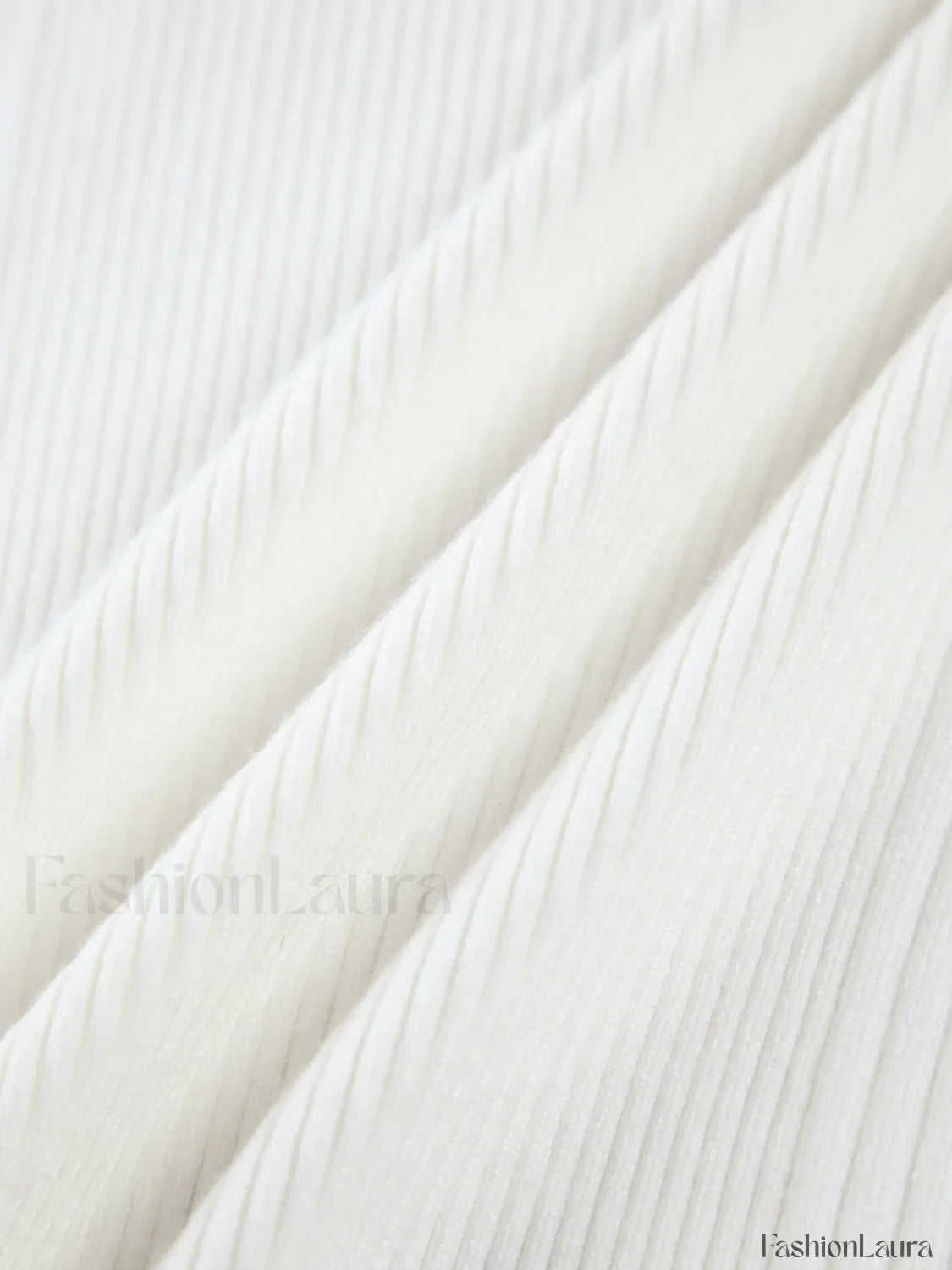Cutout Split Beads Detail Ribbed Knit Top