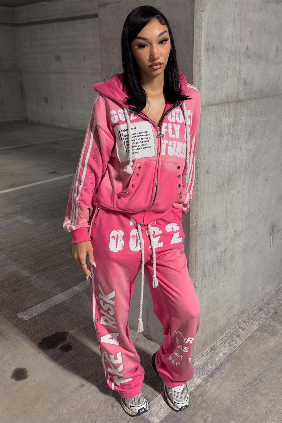 Hip Hop Rock Graphic Printed Hoodie