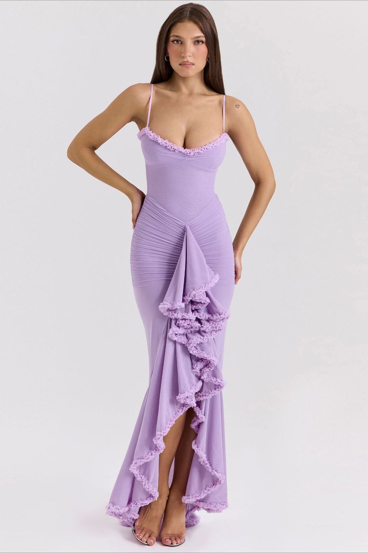 Spaghetti Strap Long Party Dress