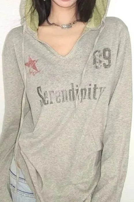Y2K Graphic Street Hoodie