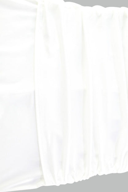 One Shoulder Corset Top High Waist Skirt Set