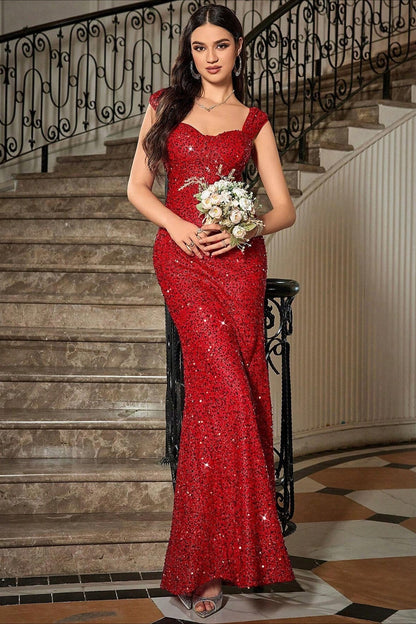 Empire Waist Slip Maxi Formal Dress