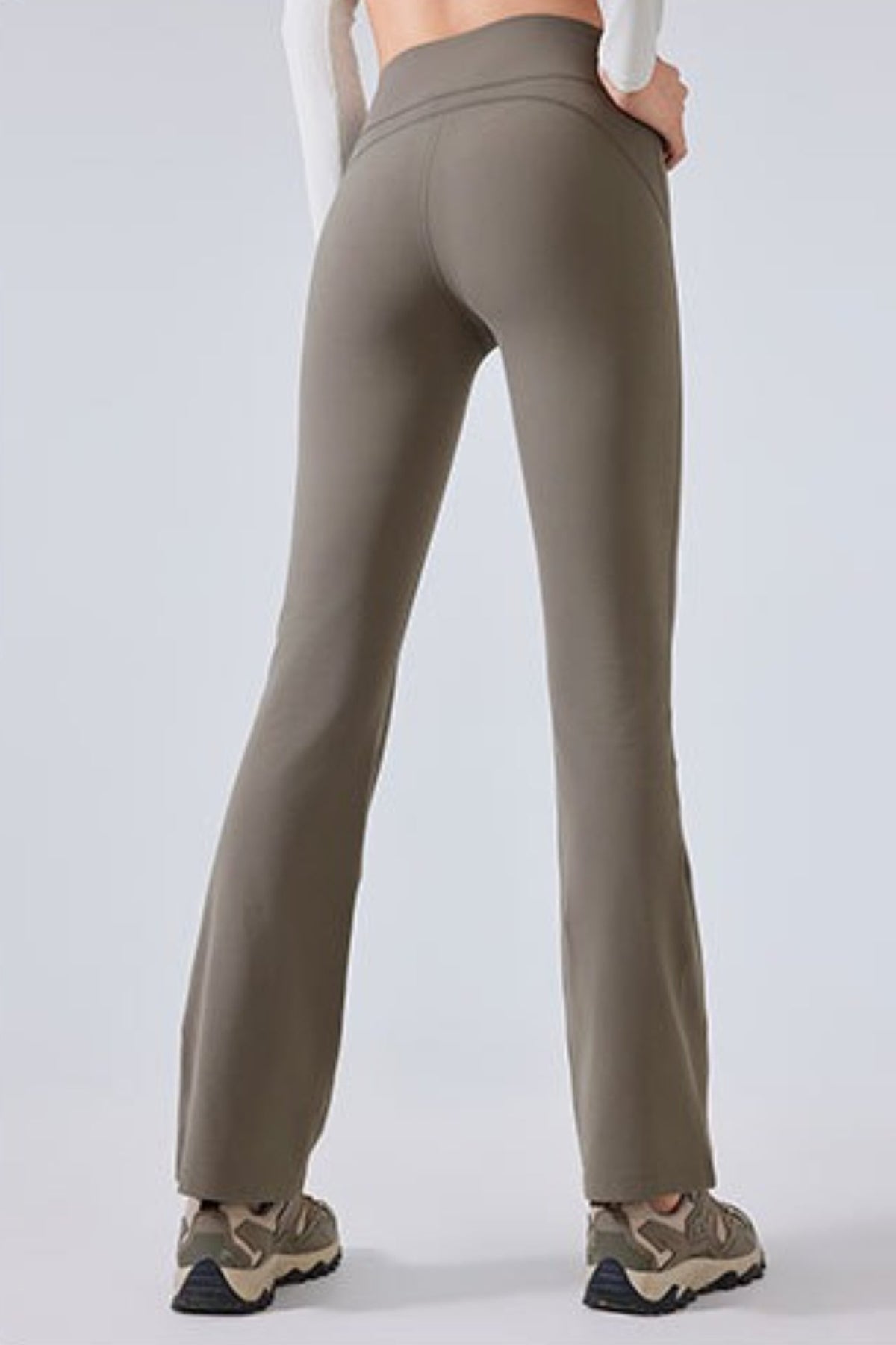 High-Waisted Fleece Lined Flared Yoga Leggings