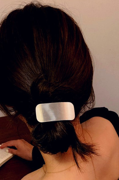 Minimalist Square Metal Hair Cuff