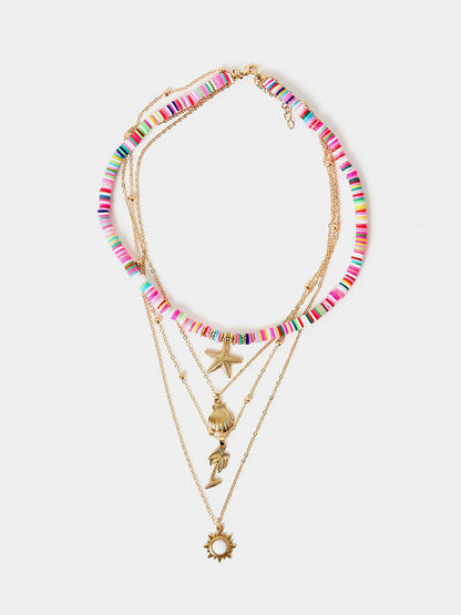 Pendant Layered Boho Necklace