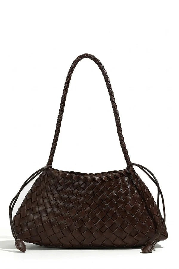 Hand-woven Vintage-style Underarm Shoulder Bag