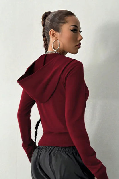 Retro Long Sleeve Hoodie