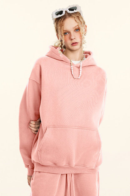 Oversized Heavyweight Fleece Pullover Hoodie