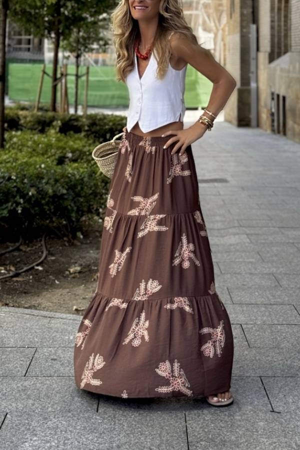 Suzanne Embroidered Skirt