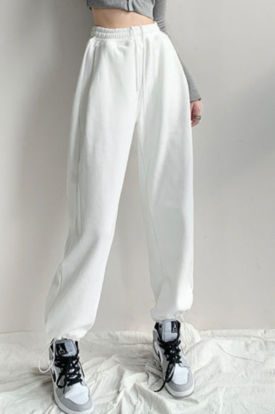 Fleece Lined Loose Knit Pants