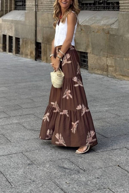 Suzanne Embroidered Skirt