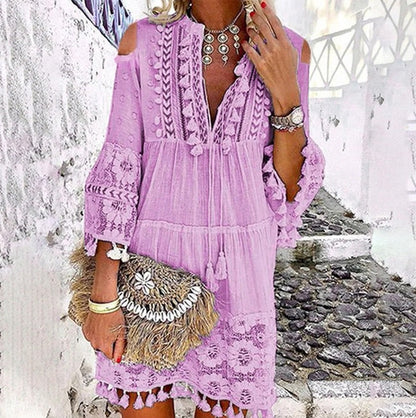 Female Casual Loose Trendy Long Party Dress