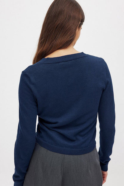 Essential Round Neck Cardigan