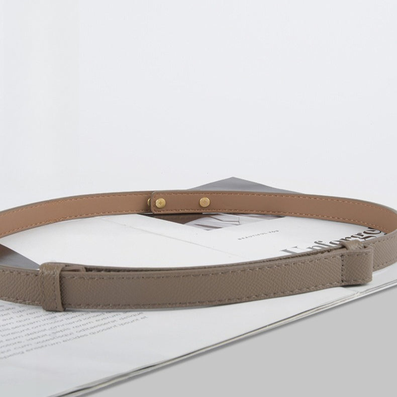 Locking Clasp Slim Elegant Waist Belt