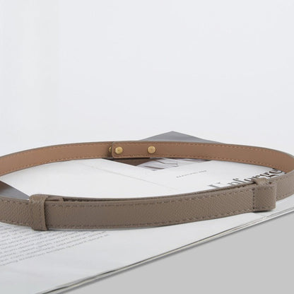 Locking Clasp Slim Elegant Waist Belt