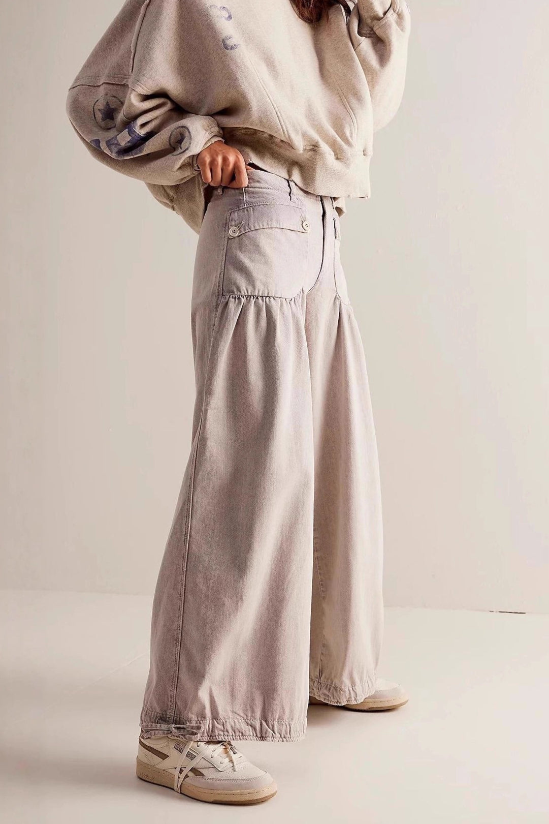 Mid Rise Tapered Vintage Relaxed Jeans