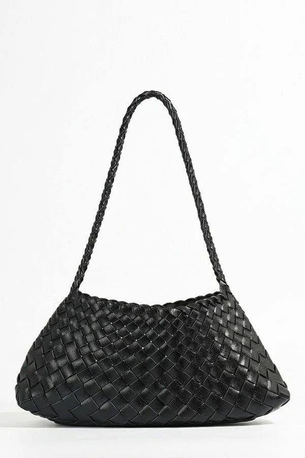 Hand-woven Vintage-style Underarm Shoulder Bag