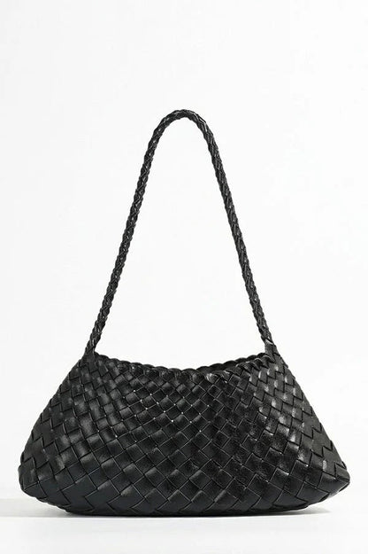 Hand-woven Vintage-style Underarm Shoulder Bag