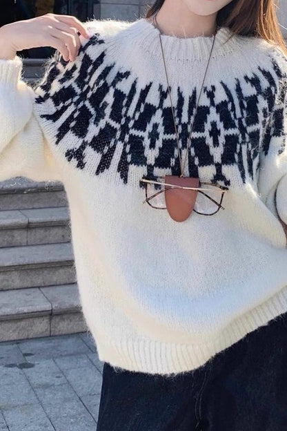 Oversized Lantern Sleeve Sweater