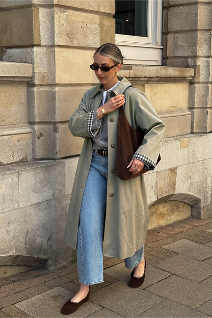 Petite Mid Length Minimalist Relaxed Stylish Overcoat