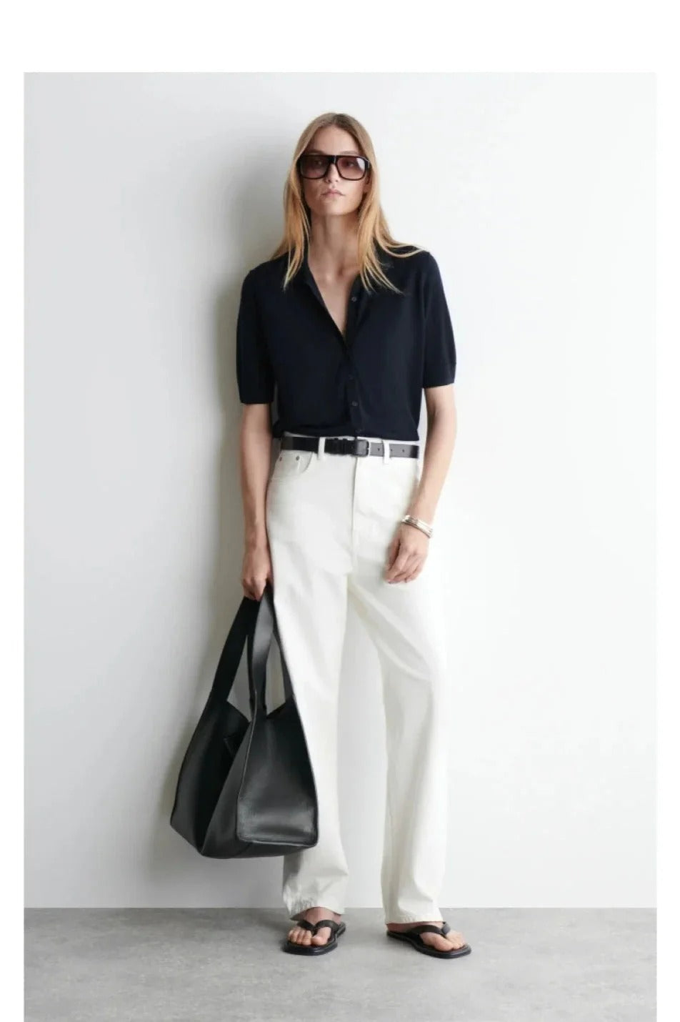 Short Sleeve Polo Cardigan