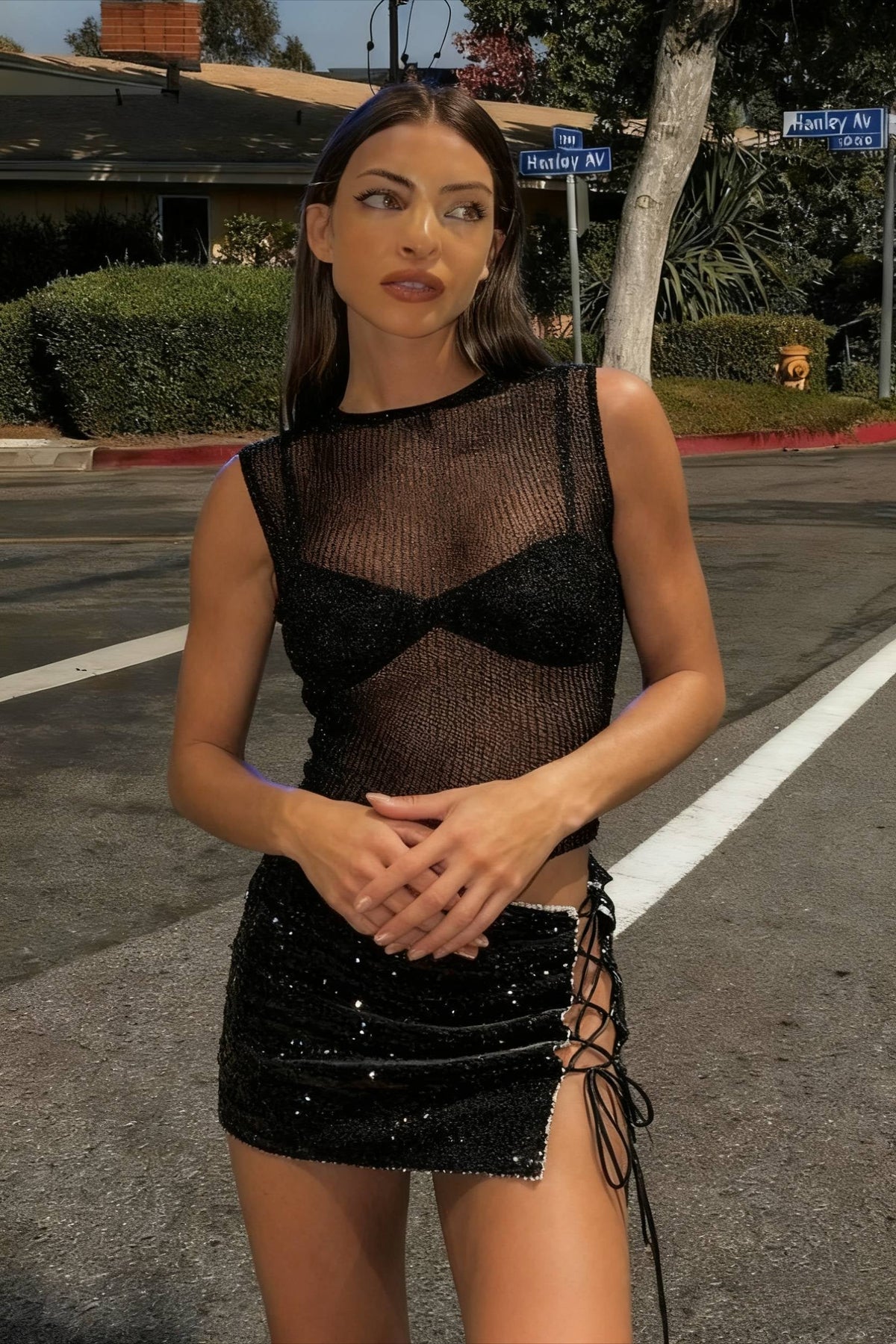 Elegant Nero Top