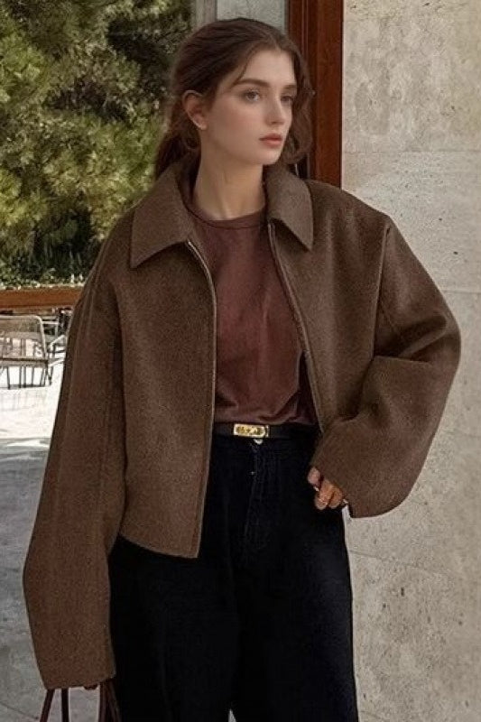 Classic Short Lapel Casual Jacket