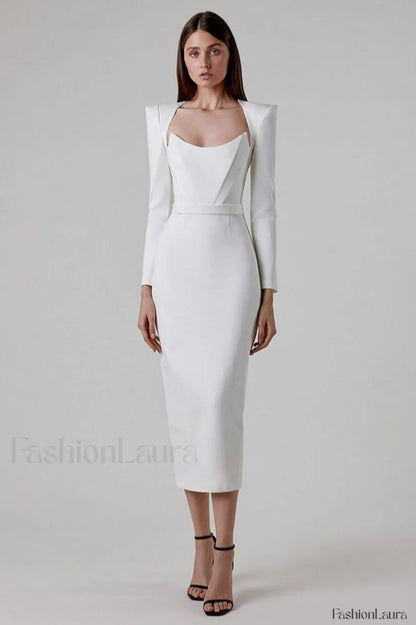 Delilah Bandage Stylish Midi Dress
