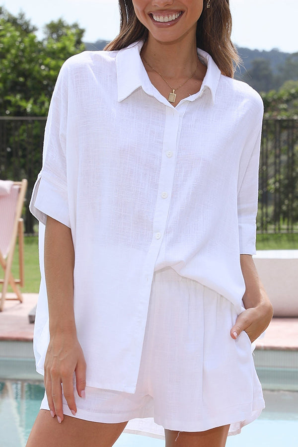 Relaxed Loose Shirt Top