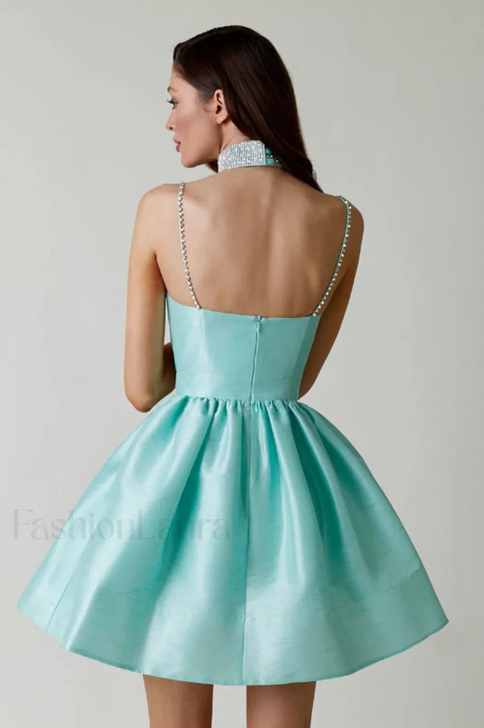 Diamond Elegant Suspender Mini Dress