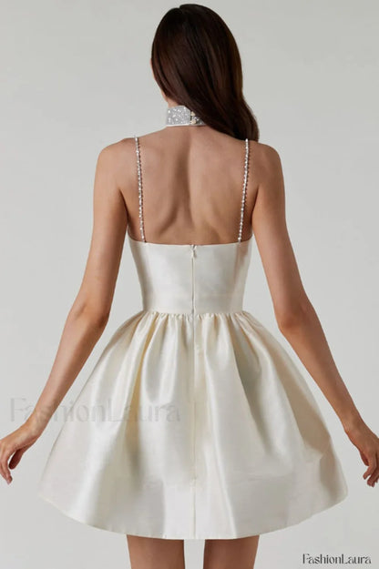 Diamond Elegant Suspender Mini Dress