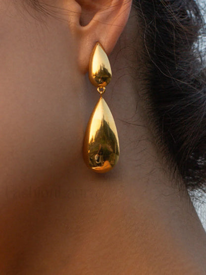 Double Teardrop Earrings