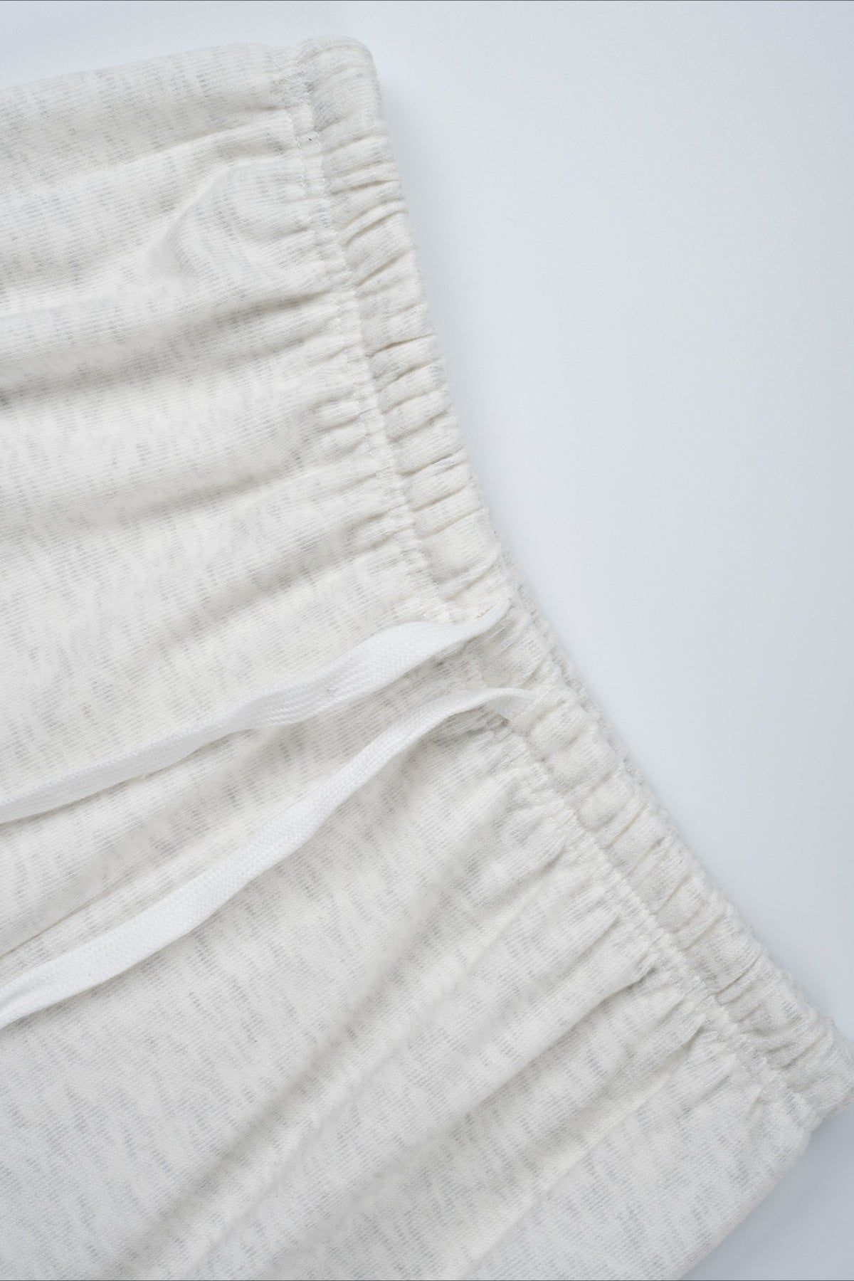 Solid Drawstring Waist Knit Pants