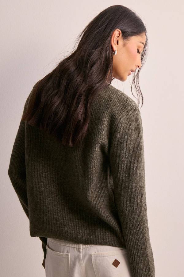 PCSILLY LS REV TIE KNIT NOOS BC