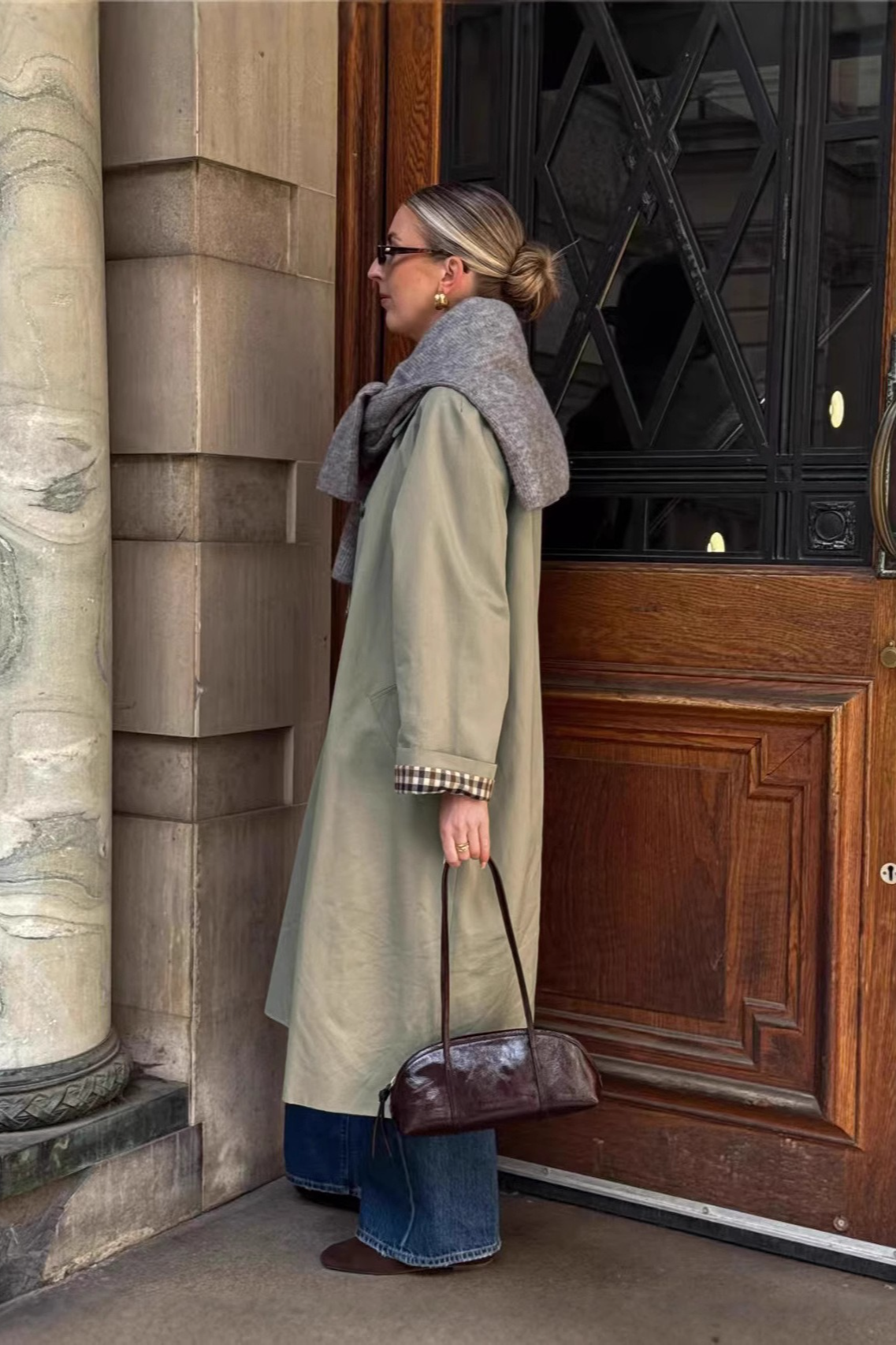 Petite Mid Length Minimalist Relaxed Stylish Overcoat